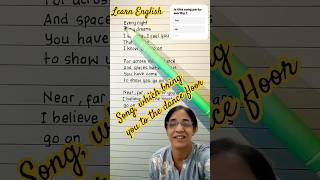 learn English through beautiful song  very good to learn English learnenglishthroughstory shorts [upl. by Elum731]