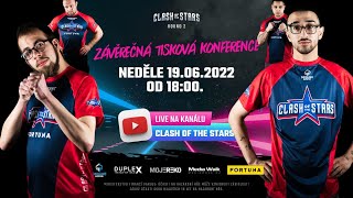 ZÁVĚREČNÁ TISKOVÁ KONFERENCE  ClashOfTheStars Round 2 [upl. by Eignav]