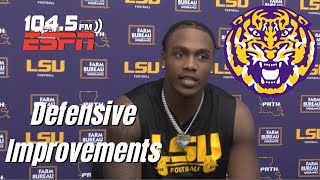 LSU DE Bradyn Swinson Recaps The Tigers Performance Against Ole Miss Offense [upl. by Sclar]