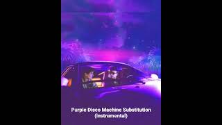 Purple Disco Machine  Substitution Instrumental [upl. by Pru]