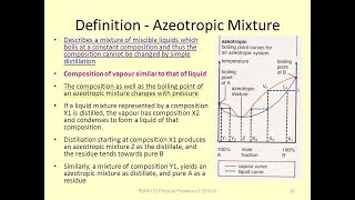 Azeotropic Mixtures  1st year Chemistry  swap education portal [upl. by Pincus]