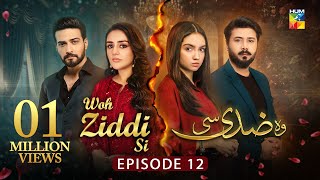 Woh Ziddi Si  Episode 12  19th October 2024  Aina Asif amp Ali Abbas   HUM TV [upl. by Meibers]