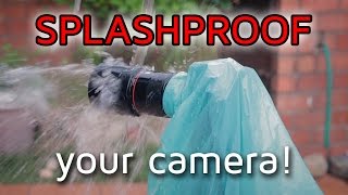 DIY Rain cover  Splashproof your camera [upl. by Manning]