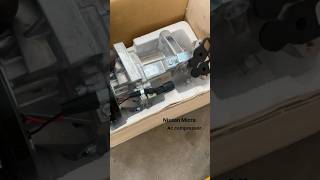 NISSAN MICRA AC COMPRESSOR micra nissan japan cooling compressor acwork acservice [upl. by Aissyla]