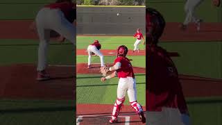 Cade Arrambide with an athletic play behind the dish ‘24 LSU signee baseball shorts [upl. by Sum]