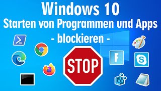 Windows 10 sicherer machen 🛑️ Programmen und Apps kontrollieren [upl. by Assirat314]