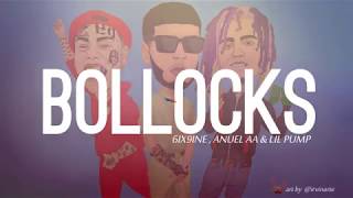 Anuel AA Lil Pump amp 6ix9ine  Bollocks Lyric Video Bonus Track  Real Hasta La Muerte [upl. by Aldin]