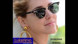 Lentes de Sol Ray Ban Clubmaster RB3016 W0365  G15 [upl. by Idnek]