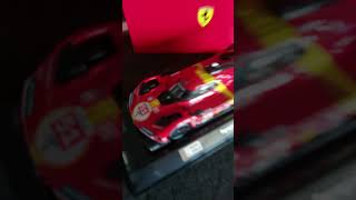 Burago Ferrari 499p scala 143 con vetrina scuderiaferrari 24hlemans motorsportclan [upl. by Nylisoj144]