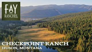 Montana Ranch For Sale  Checkpoint Ranch  Huson MT [upl. by Enail]