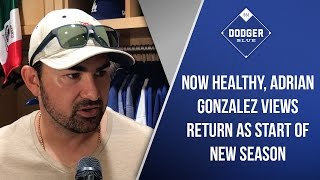 Now healthy Adrian Gonzalez Views Return As Start Of New Season [upl. by Christie]