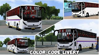 MG GLIDER COLOR CODE LIVERY RELEASED🤍💥Download NowBussid V43 Anis Gamingbussid liverybussid [upl. by Nerrag]