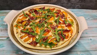 Thermomix® TM6  TM5  TM31 Flammkuchen mit Aprikosen [upl. by Anneres]