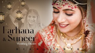 Farhana  Suneer  Wedding Highlights  Moments By Kowshi [upl. by Osnofedli]