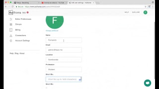 ¿Cómo creo una cuenta en Authorea [upl. by Odrareve]
