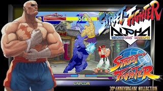 Street Fighter Alpha  Sagat Gameplay Master Level  Ending [upl. by Dail]