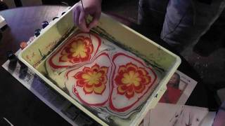 Paper marbling Ebru style [upl. by Tucker]