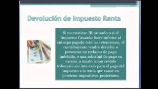 Devolucion de Impuesto a la Renta GRIDE VIDEOS [upl. by Isis]