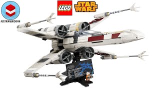 LEGO Star Wars 75355 XWing Starfighter  LEGO Speed Build Review  Ultimate Collectors Series [upl. by Ylenaj]