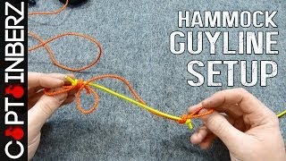 HammockTarp Guyline or Tie Outs Setup [upl. by Rehpotsrihc316]