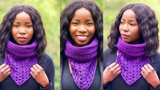 How To Crochet A CowlNeck Warmer  Simple and Easy to Follow Tutorial  Beginner Friendly Patterns [upl. by Blanch847]