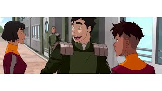 The Legend of Korra Bolin meets Kai and Opal quotAfter all these yearsquot Full Scene HD [upl. by Yeslek]