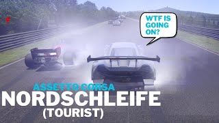 Assetto Corsa Nordschleife VS confused beginner [upl. by Allenad]