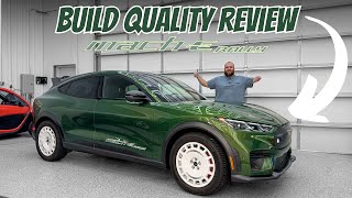 Ford Mustang MachE Rally Build Quality Review  A Fun EV With Great Fit Finish amp Materials [upl. by Haldane]