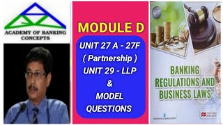 BRBLMOD DUNIT27A27FPARTNERSHIP amp 29LLPampMCQs [upl. by Tybald]