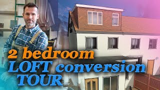 LOFT CONVERSION UK  2 bedrooms loft conversion TOUR [upl. by Craw216]