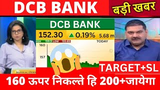 DCB BANK SHARE LATEST NEWS DCB BANK SHARE ANALYSIS DCB BANK SHARE PRICE TARGET DCB BANK BUY [upl. by Alaekim]