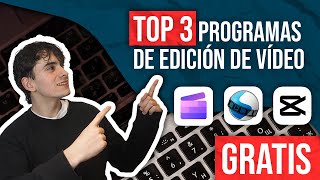 Los MEJORES PROGRAMAS para EDITAR VIDEOS en PC GRATIS ✅ TOP 3 EDITORES 2024 🔥 [upl. by Imik]