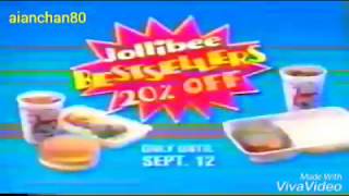 1999 Jollibee Bestsellers TVC feat Serena Dalrymple amp Bayani Agbayani [upl. by Sybille876]