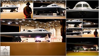 B2 Stealth Bomber Shows Off Night Ops at Whiteman AFB [upl. by Ainafetse642]