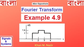 Example 49  Fourier Transform  Signals amp Systems by Allen Oppenheim [upl. by Eleon]