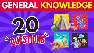 How Good is Your General Knowledge 😏🧠 20 Questions Challenge [upl. by Harve]