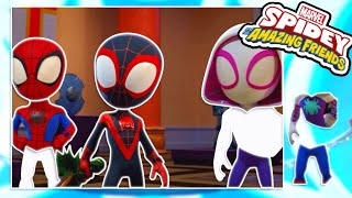 WOW Spidey and His Amazing Friends Puzzles  DisneyNow Puzzles with Spidey  Learn puzzles [upl. by Asirak603]