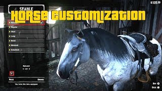 Red Dead Redemtion 2  Horse Customization [upl. by Annek]