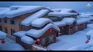 10 Breathtaking Photos of China Snow Town Heilongjiang [upl. by Rosio348]