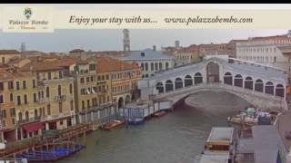 Venice Italy Live Webcam  Rialto Bridge in Live Streaming from Palazzo Bembo Venezia  Live Full HD [upl. by Swigart]