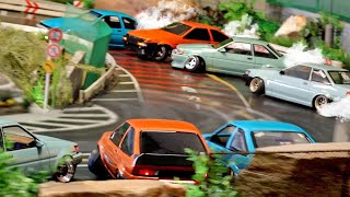 The BEST AE86 RC drift day EVER Grassroots RC DRIFTING [upl. by Rue]