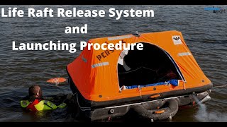 Life Raft Release System and Launching Procedureamp HRU AND MANUALLY [upl. by Ruthie]