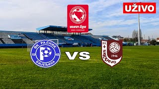 RADNIK BIJELJINA  FK SARAJEVO UŽIVO WWIN Liga BiH 20242025 commentary [upl. by Grefe]