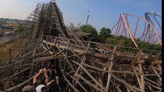 Viper Roller Coaster  Six Flags Great America Gurnee IL [upl. by Petrick]