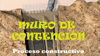 Muro de contención perimetral  Proceso Constructivo [upl. by Nagaet]