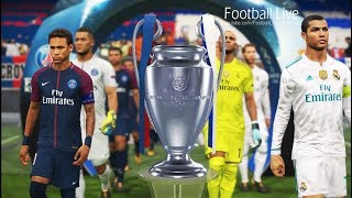 PES 2018  UEFA Champions League Final  Real Madrid vs PSG  Gameplay PC [upl. by Eednyl203]