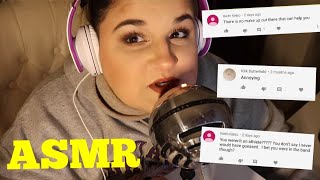 Reading Hate Comments in ASMR Part 2 [upl. by Erhart]