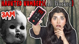 Calling HAUNTED Numbers You Should Never Call at 3 AM Challenge ALL OF THEM WORKED🤯 [upl. by Lindgren]