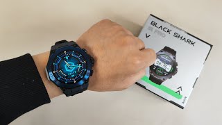 Blackshark S1Pro Watch Hands On The New Mecha Style Ai Smartwatch is Really Cool [upl. by Atinaj]