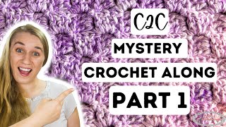 How to C2C Crochet Part 1 of the Mystery Crochet Along [upl. by Norbie]